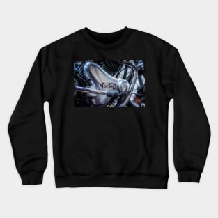 Norton engine casing (colour) Crewneck Sweatshirt